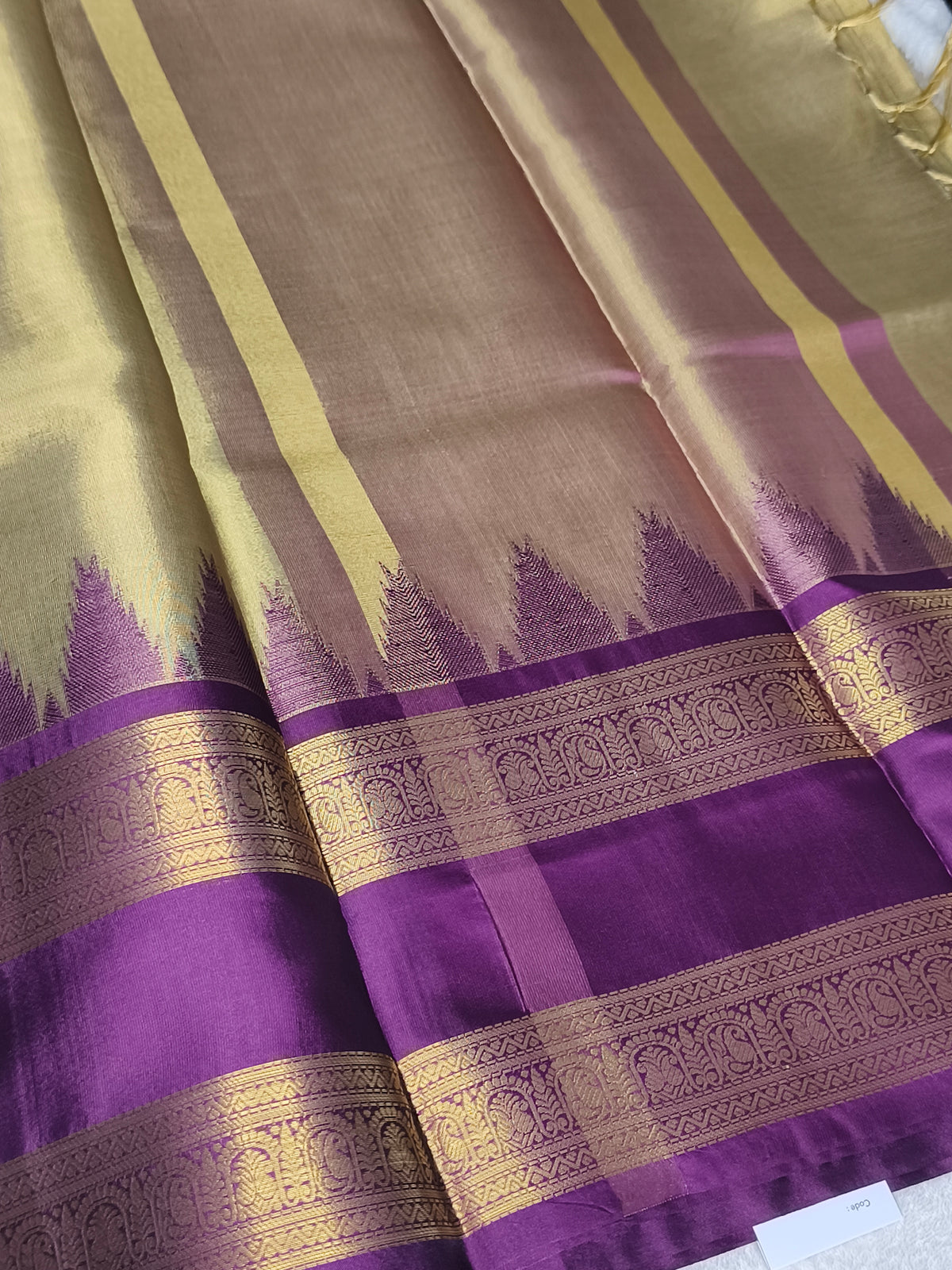 Semi Kanjivaram Banaras Soft Silk Saree