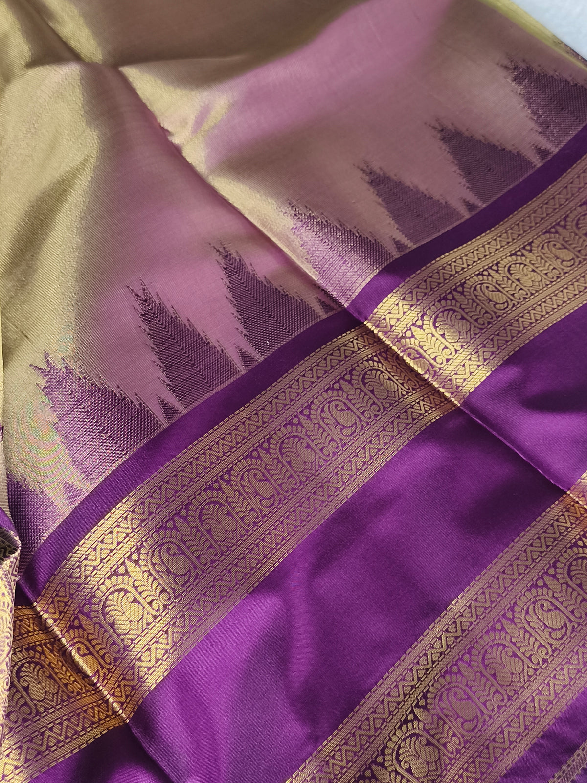 Semi Kanjivaram Banaras Soft Silk Saree