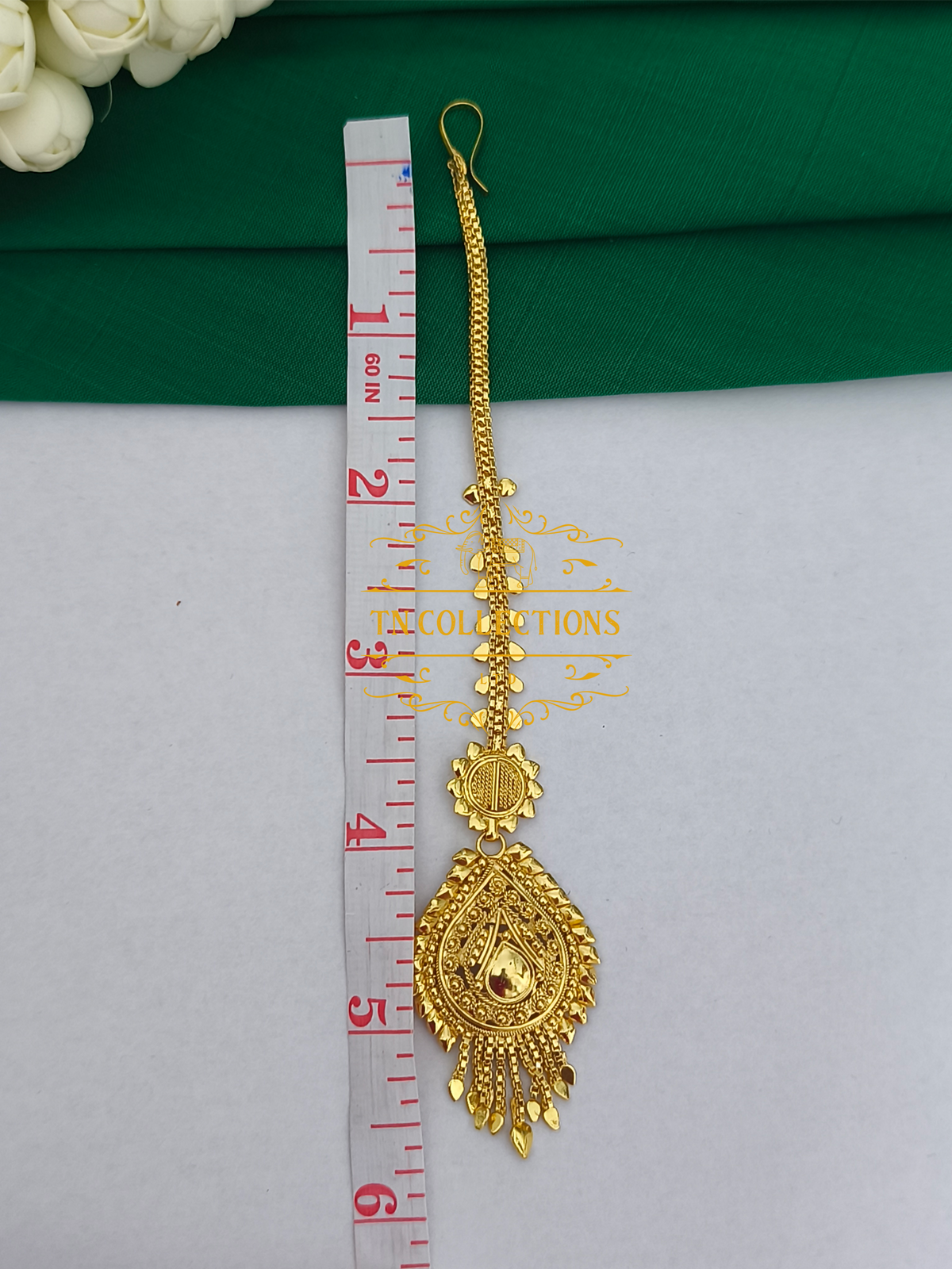One gram gold finish Tikka