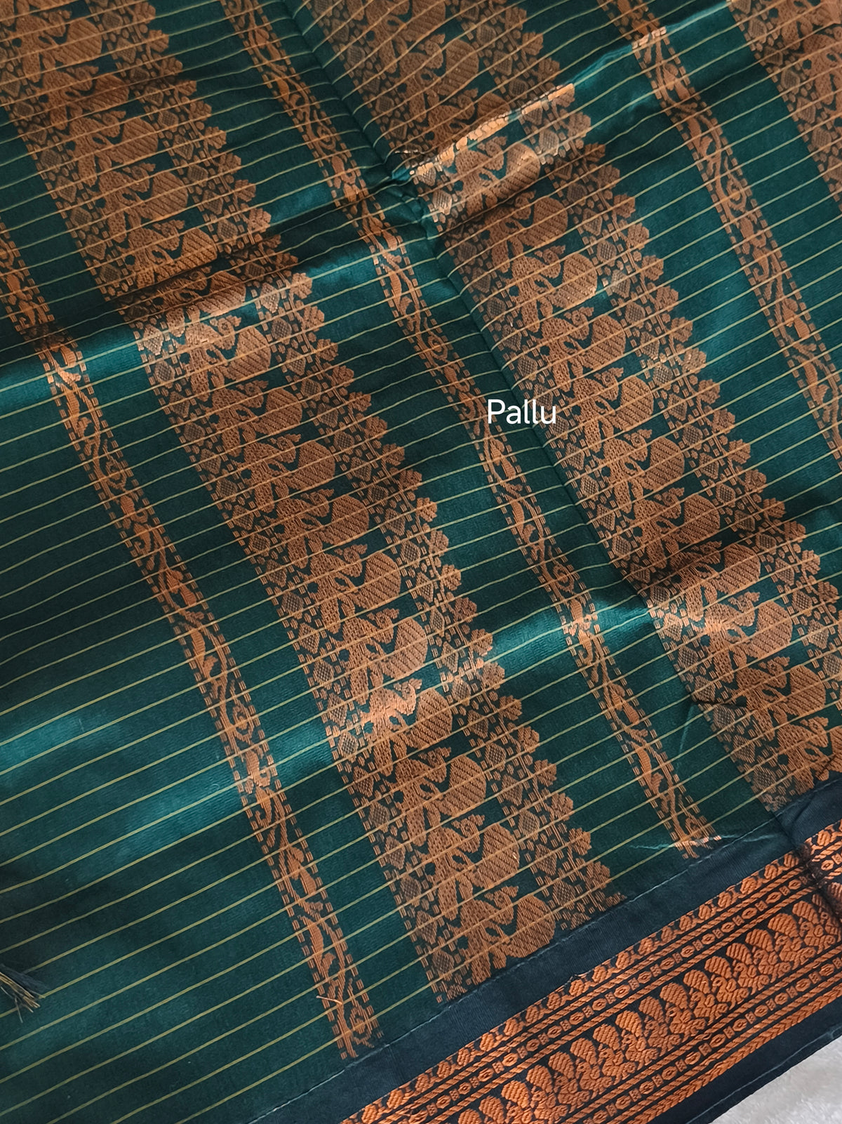 Checked Design Kalyani Cotton Pattu Saree