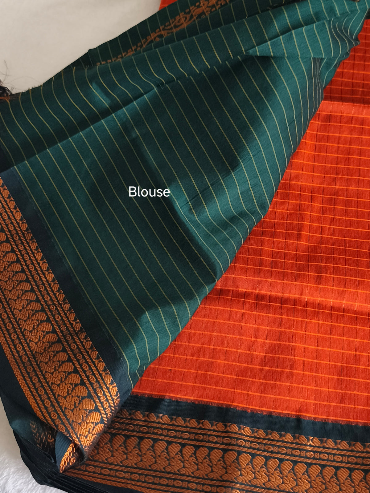 Checked Design Kalyani Cotton Pattu Saree