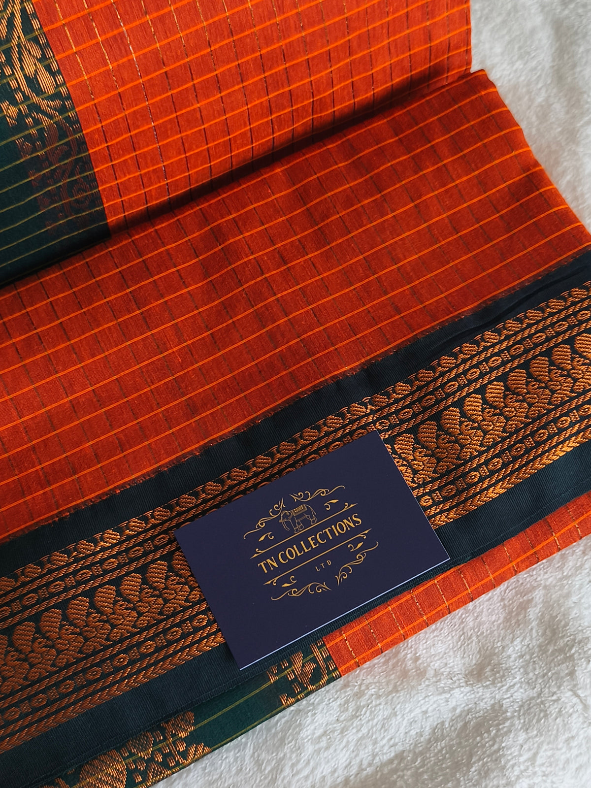 Checked Design Kalyani Cotton Pattu Saree