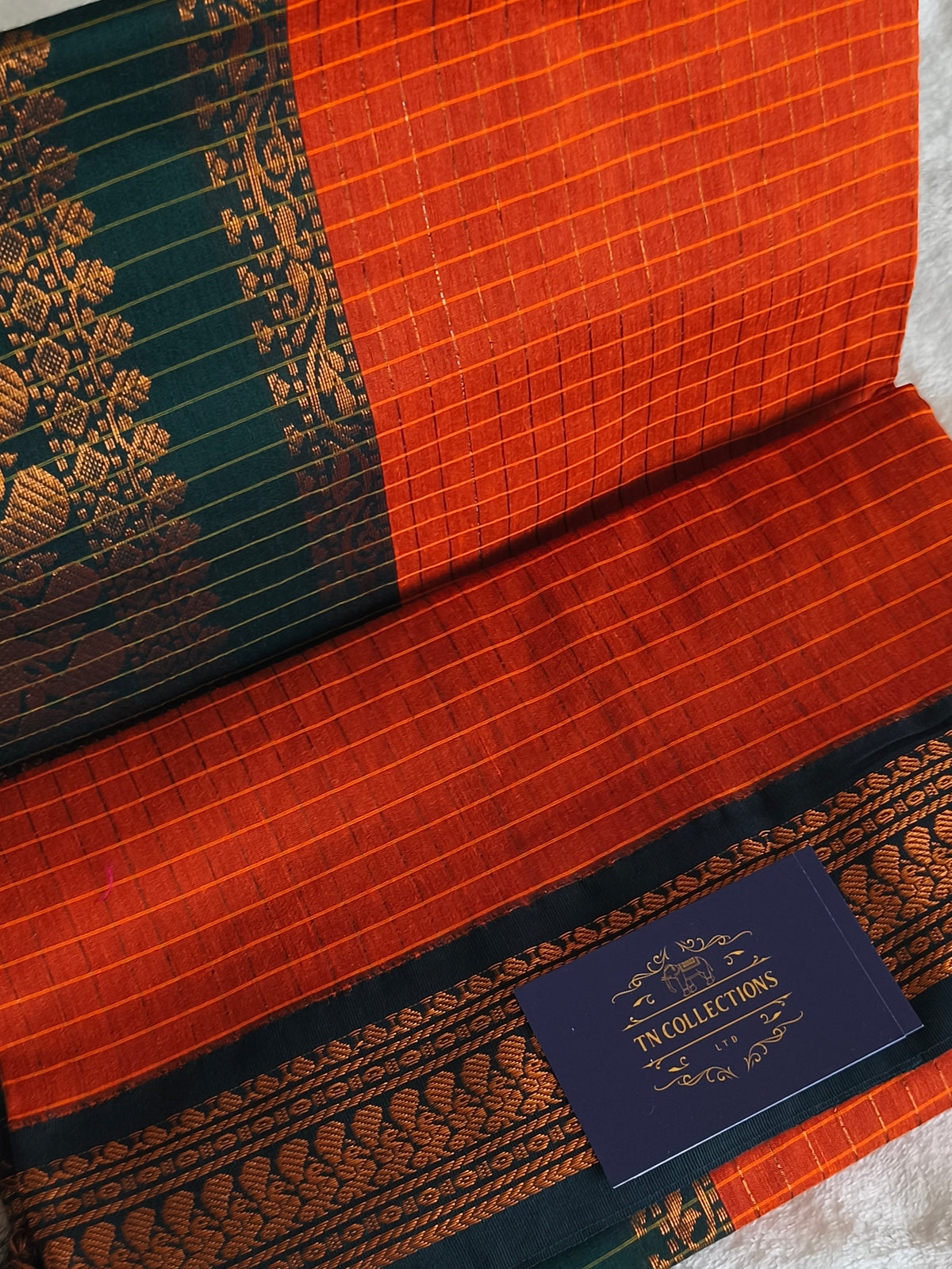 Checked Design Kalyani Cotton Pattu Saree
