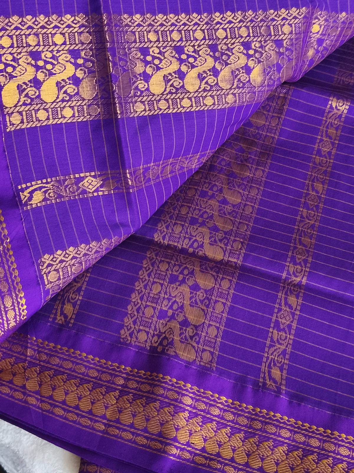 Checked Design Kalyani Cotton Pattu Saree