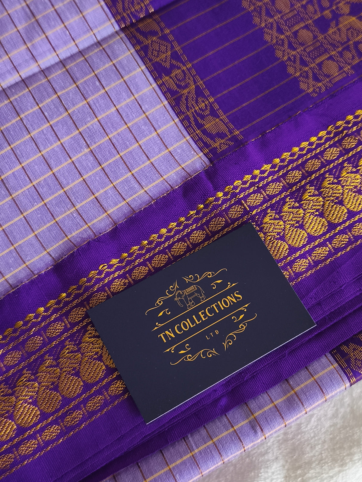 Checked Design Kalyani Cotton Pattu Saree