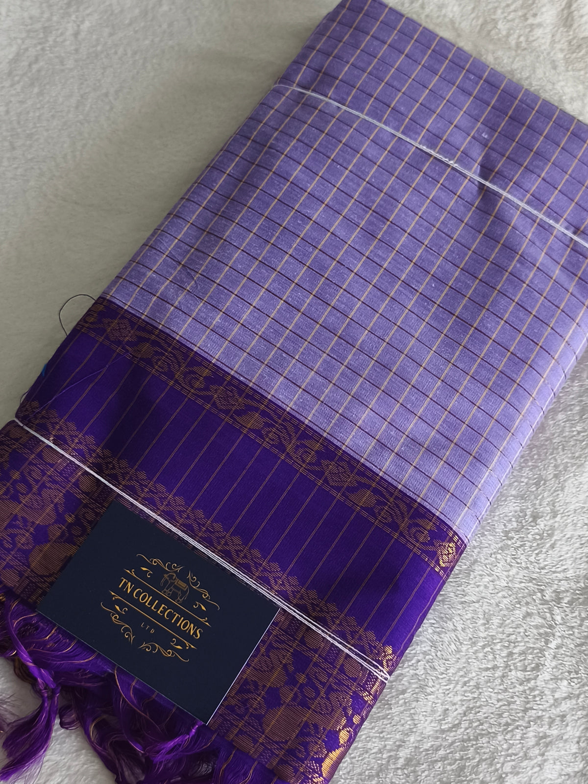Checked Design Kalyani Cotton Pattu Saree