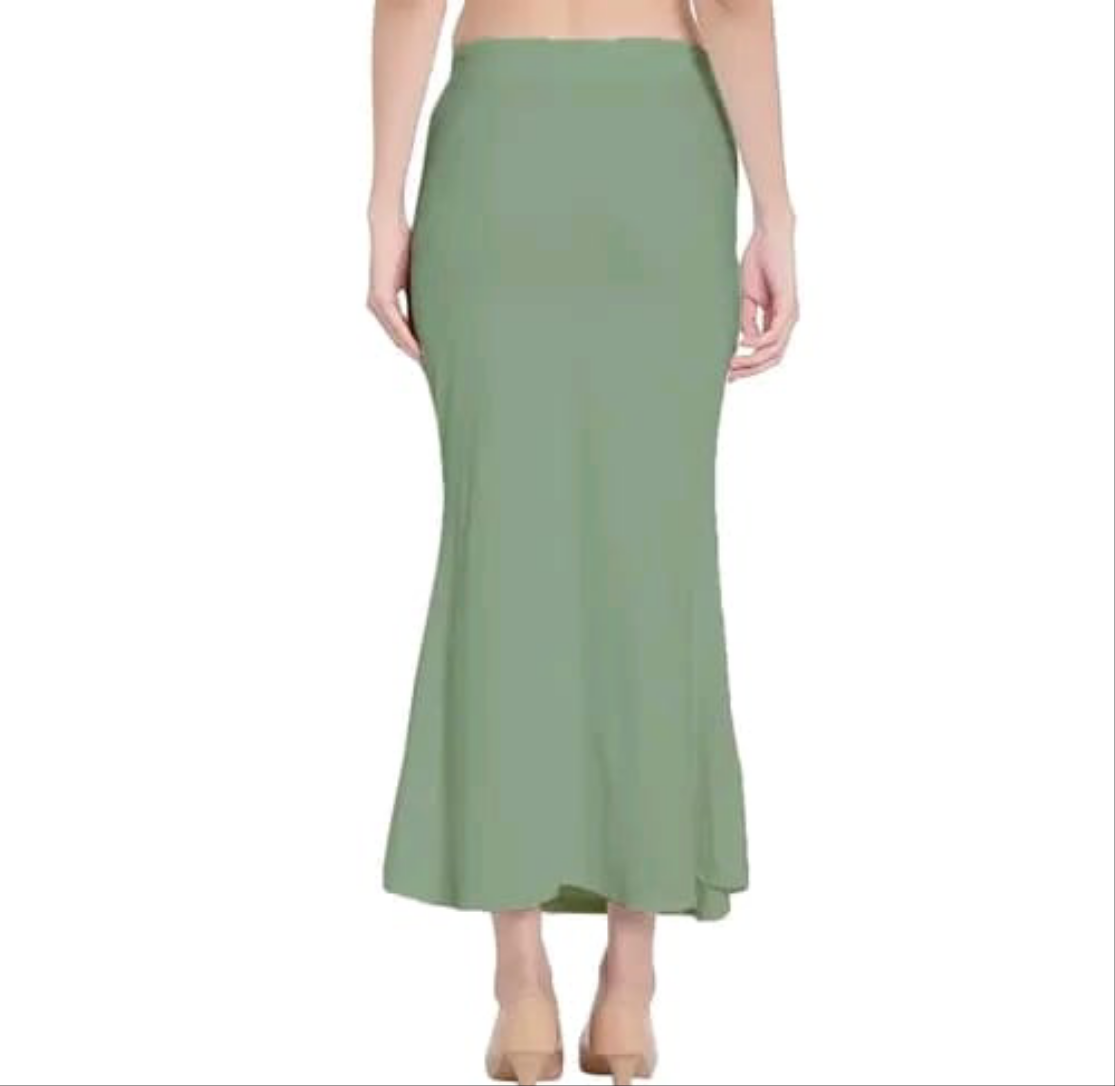 Pastel green saree Shapewear