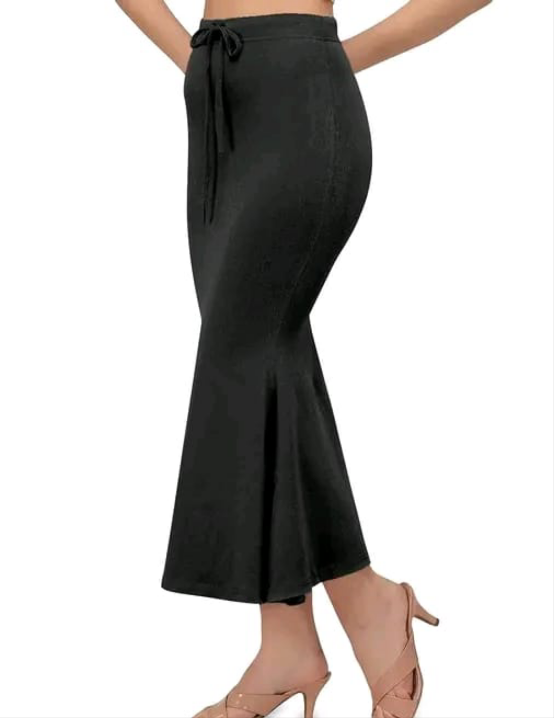 Black Saree Shapewear Skirt