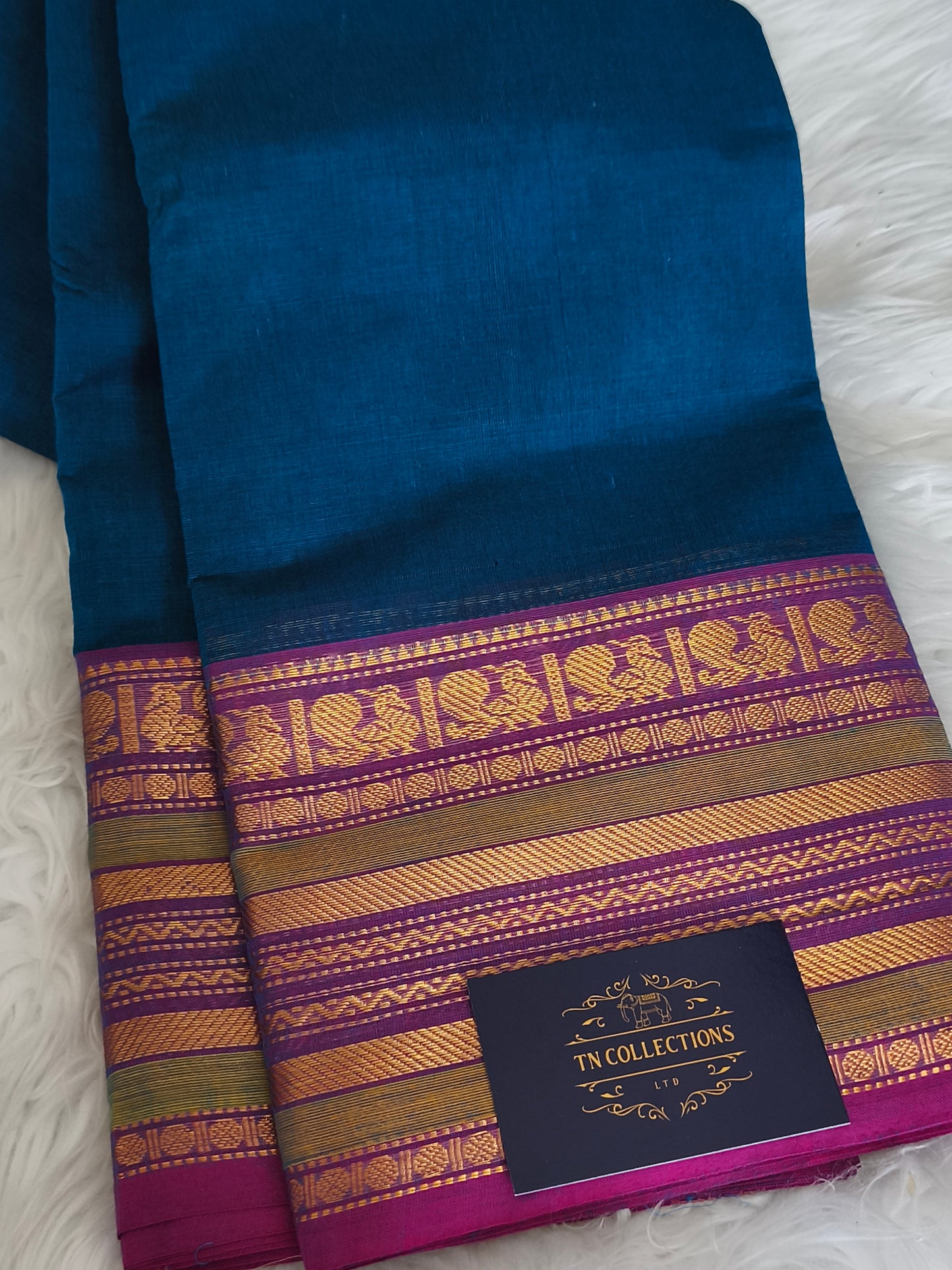 Pure handloom kanchi cotton saree