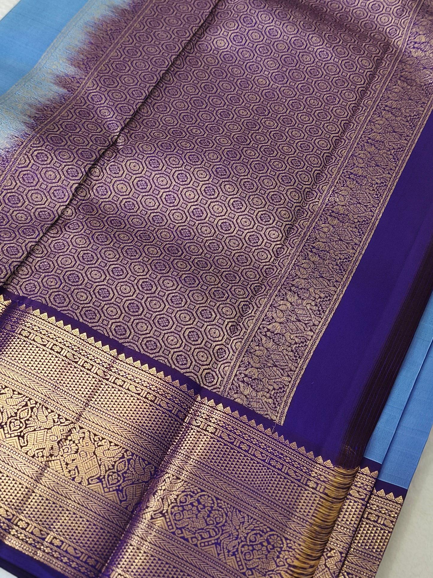 Pure Handloom kanchipuram Silk Saree