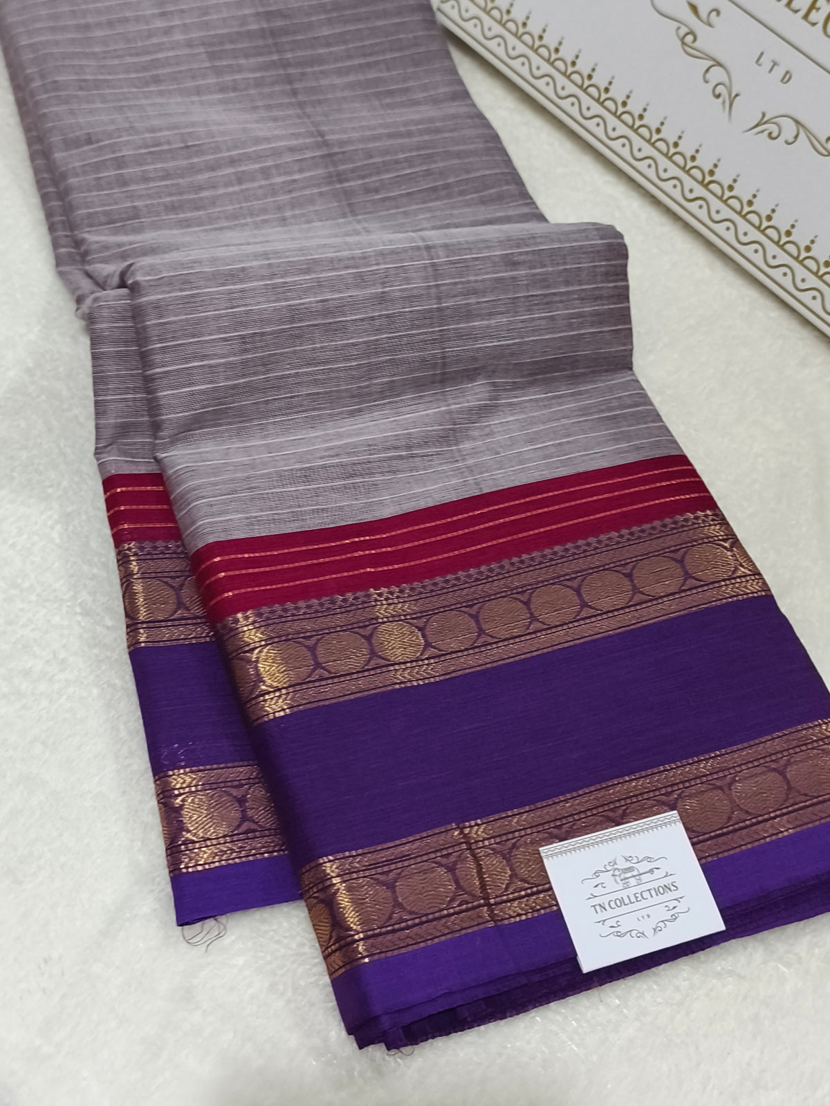 Pure Handloom Kanchi Cotton Saree