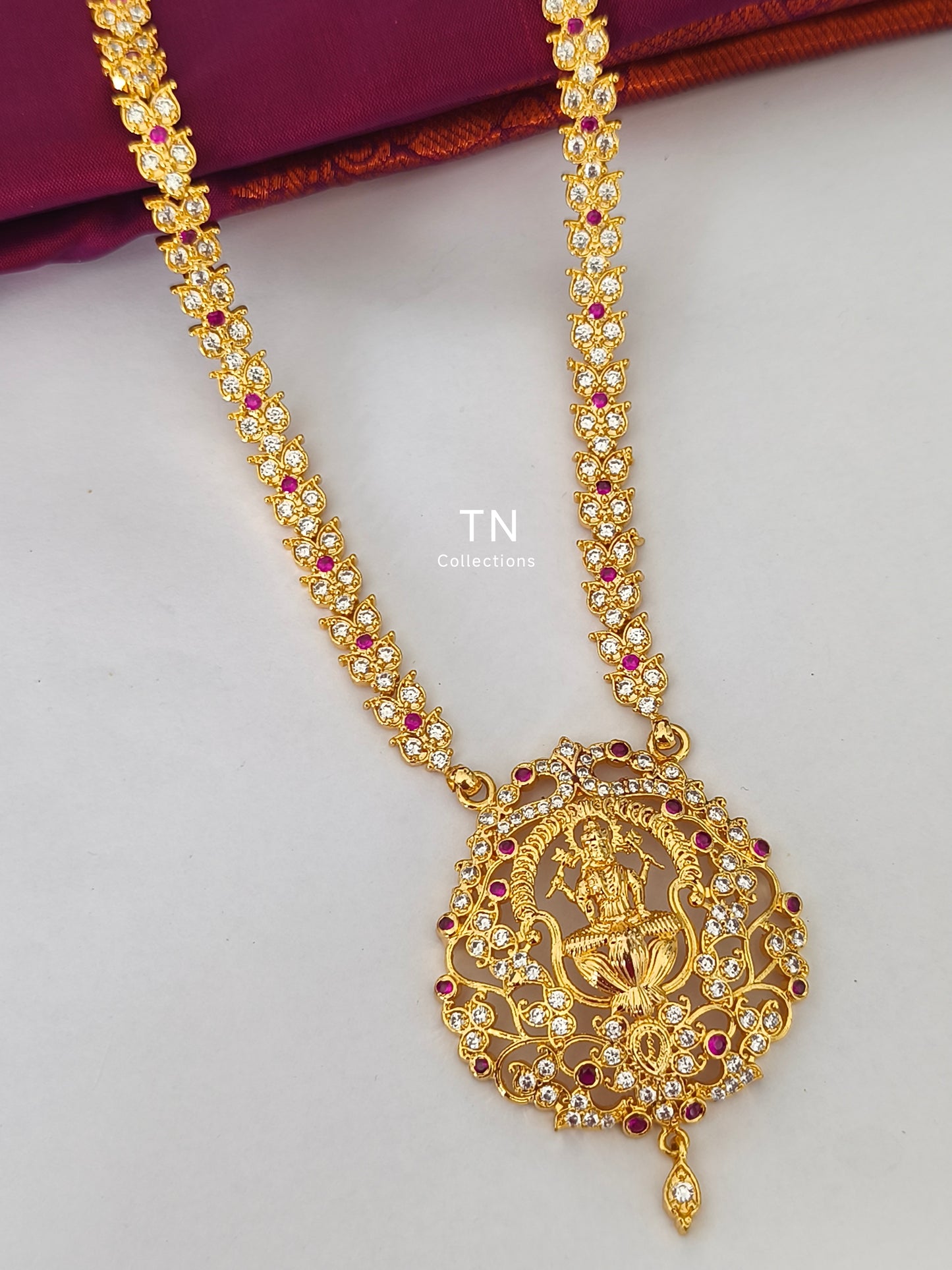 Micro gold plated Luxmi Haaram