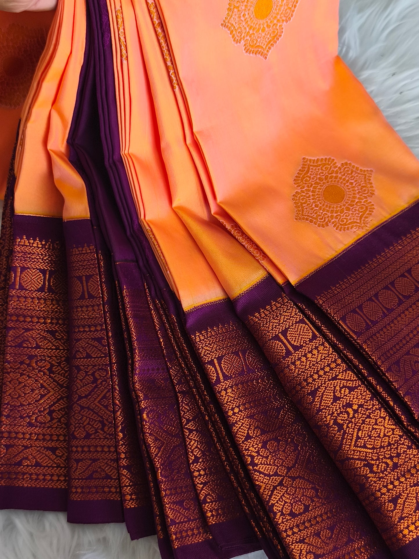 Premium Korvai Soft Silk Saree