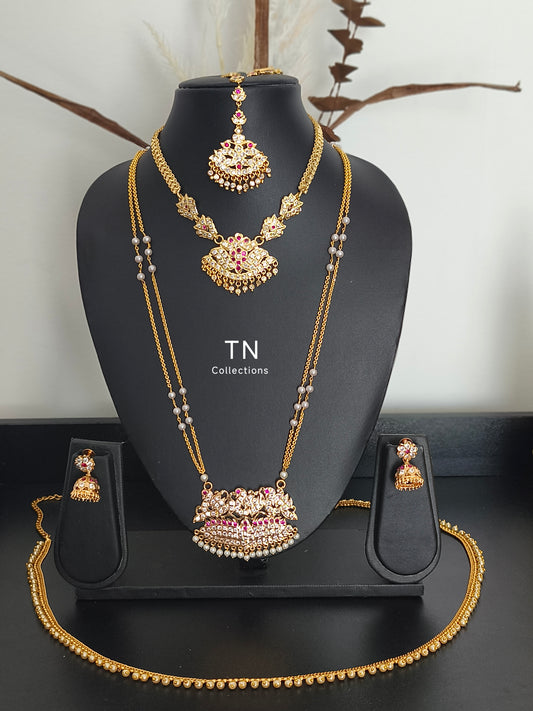 Traditional Impon Semi Bridal Set