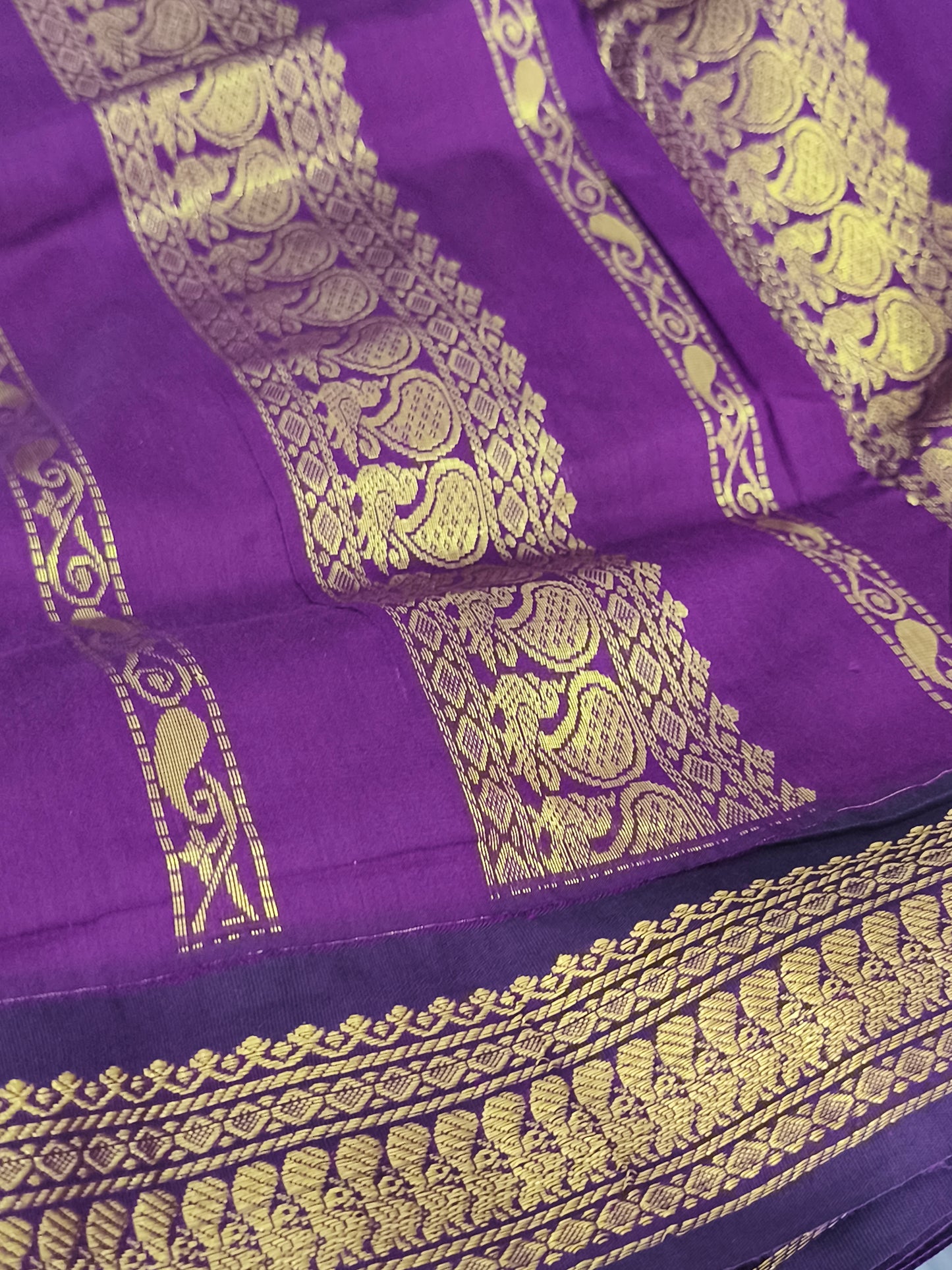 Kalyani Cotton Pattu Saree (Madisar 9 yards)