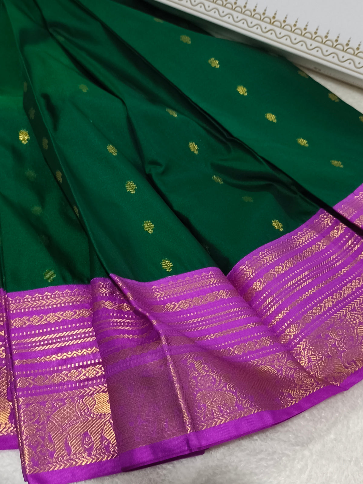 Premium kanchi semi silk saree