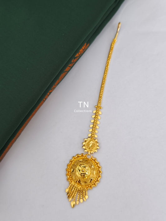 One gram gold plated Tikka