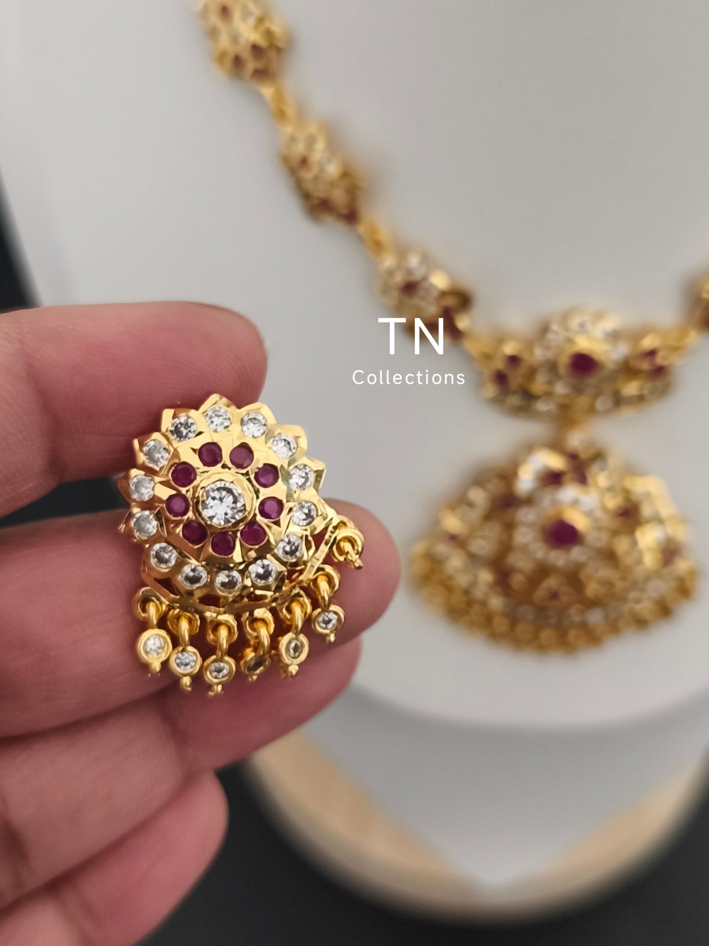 Micro Finish Attiyal with earrings