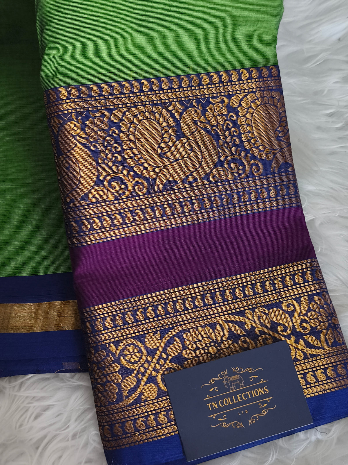 Pure Kanchi Cotton Saree WITHOUT running blouse