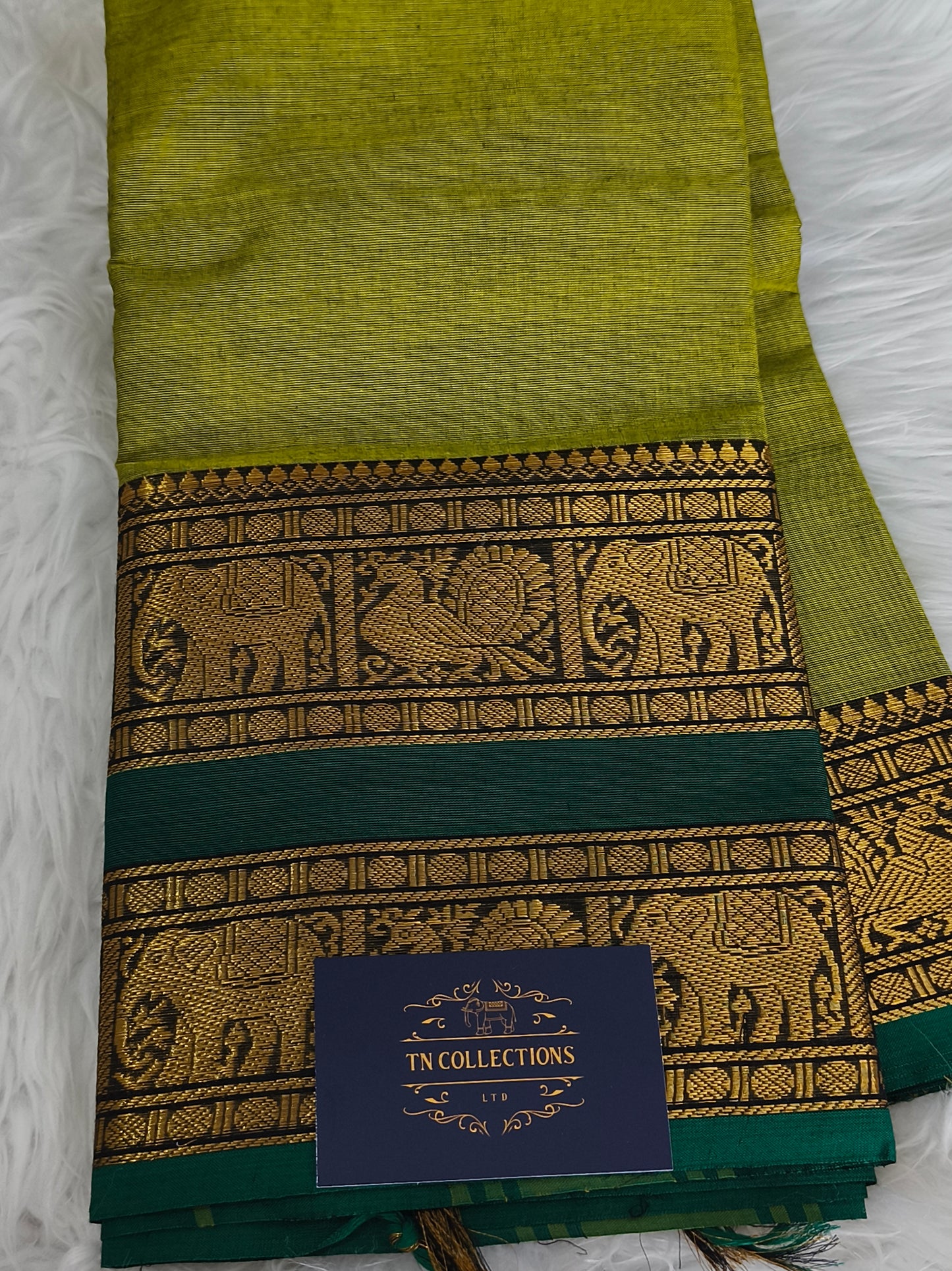 Pure handloom kanchi cotton saree