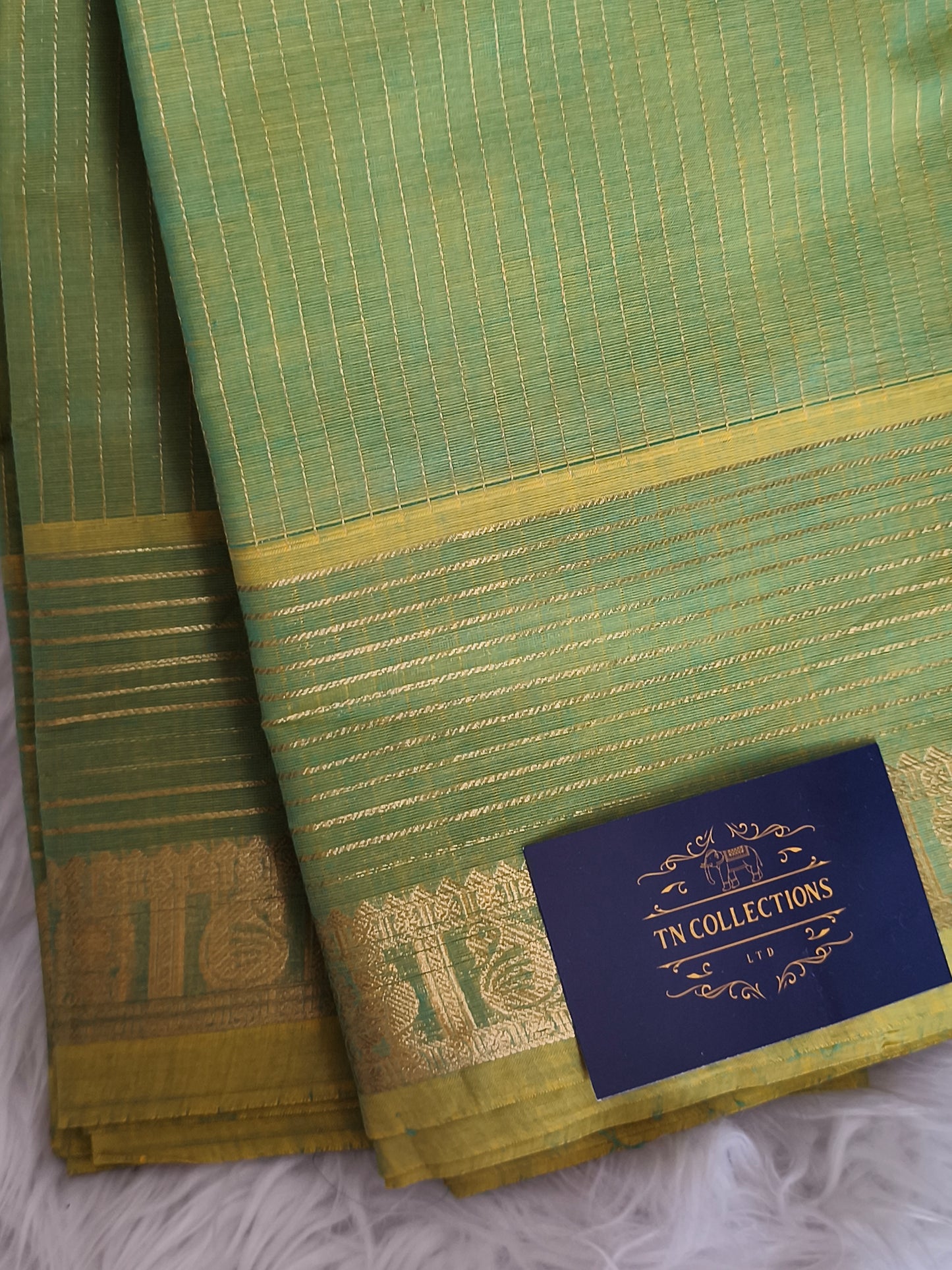 Pure Premium Kanchi cotton saree (120's count)
