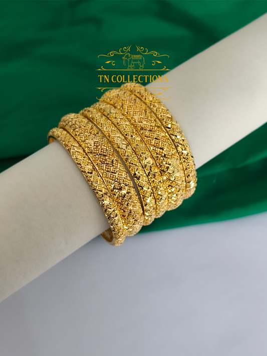 One gram gold plated Bangles Set