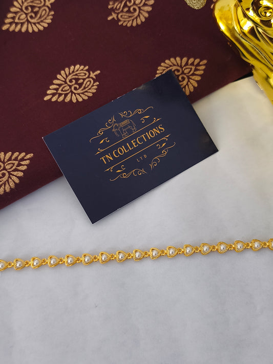 Micro gold Shell pearl hip chain