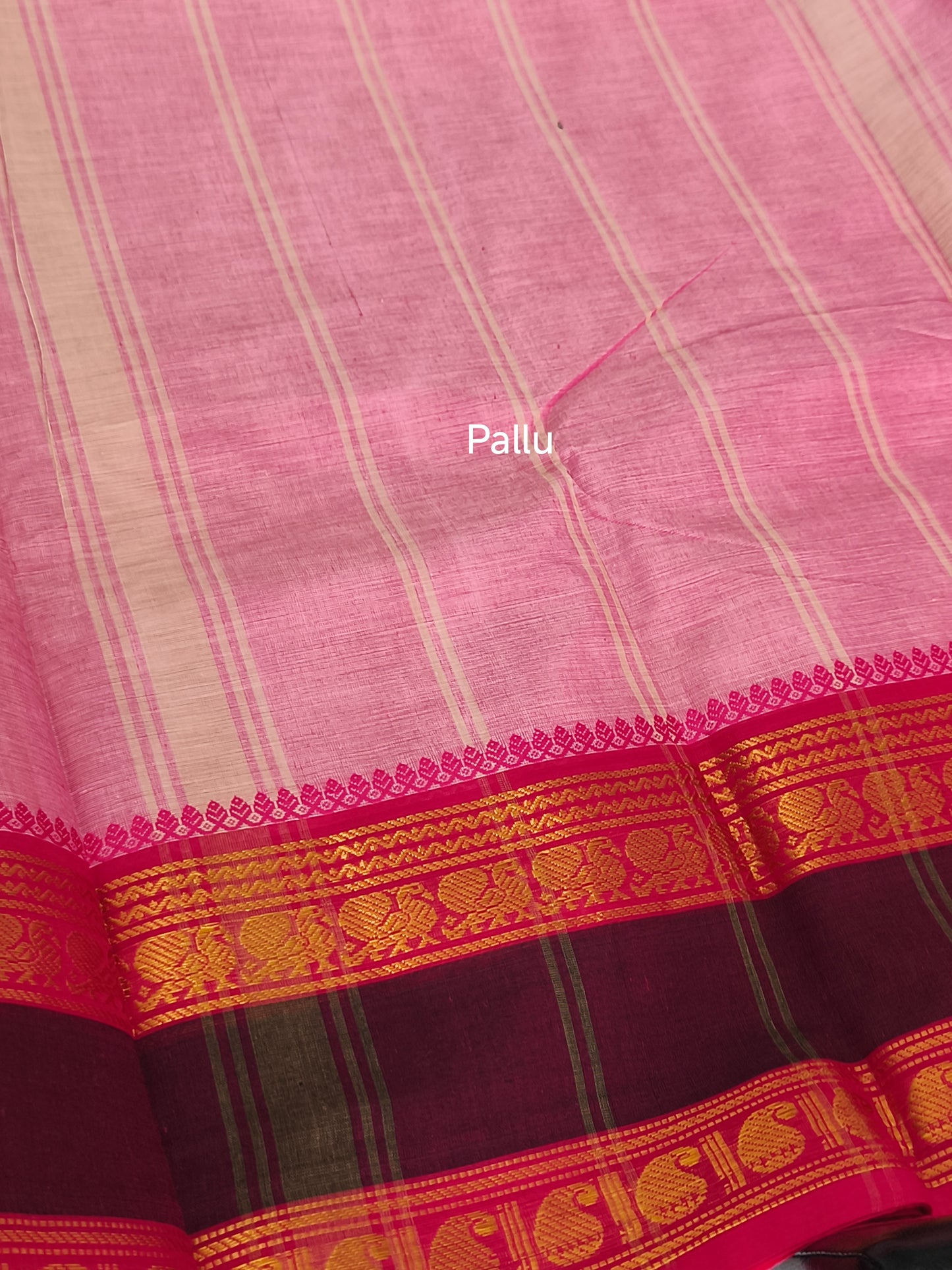 Pure kanchi Cotton Saree