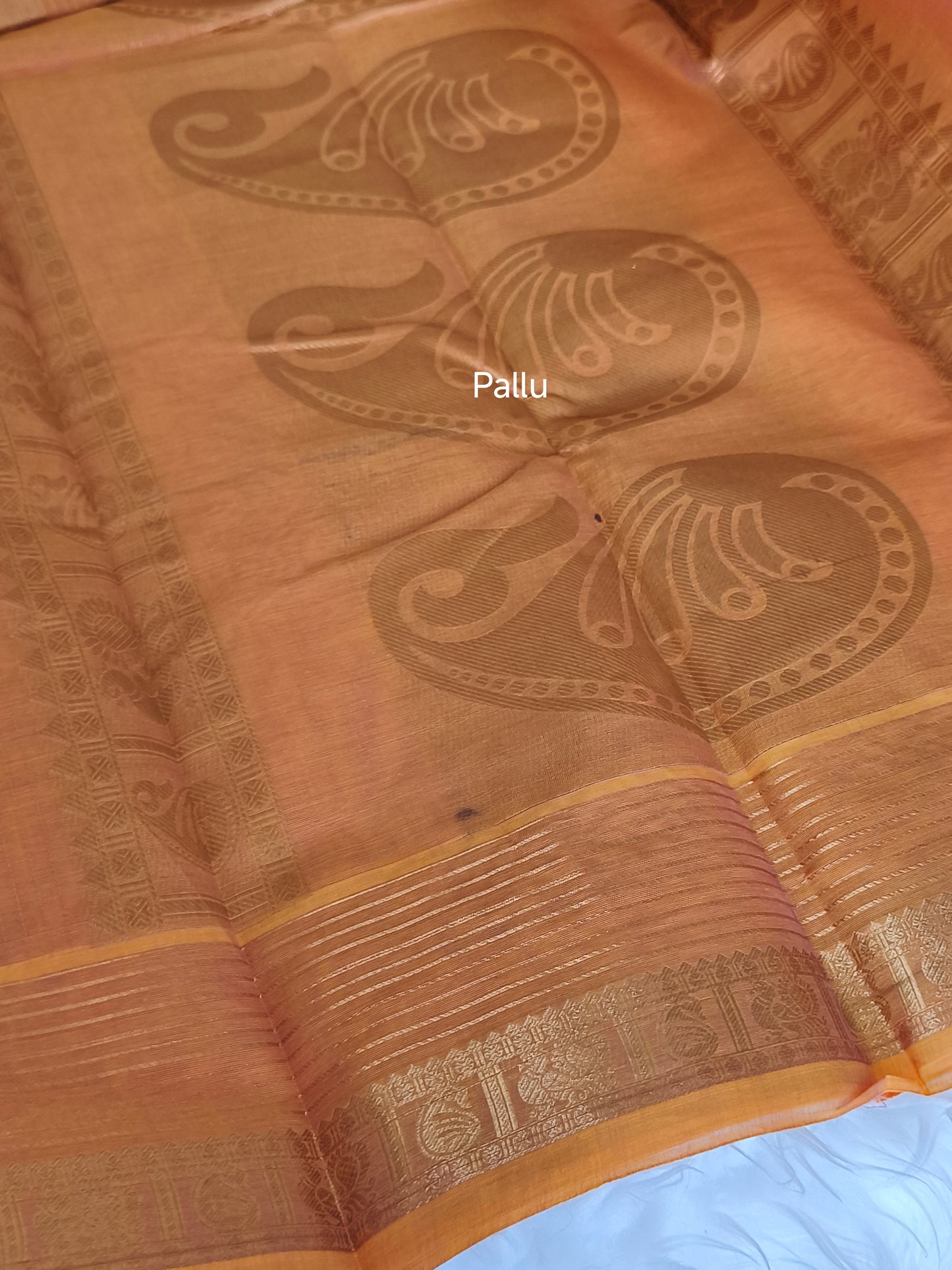 Pure Premium Kanchi cotton saree (120's count)
