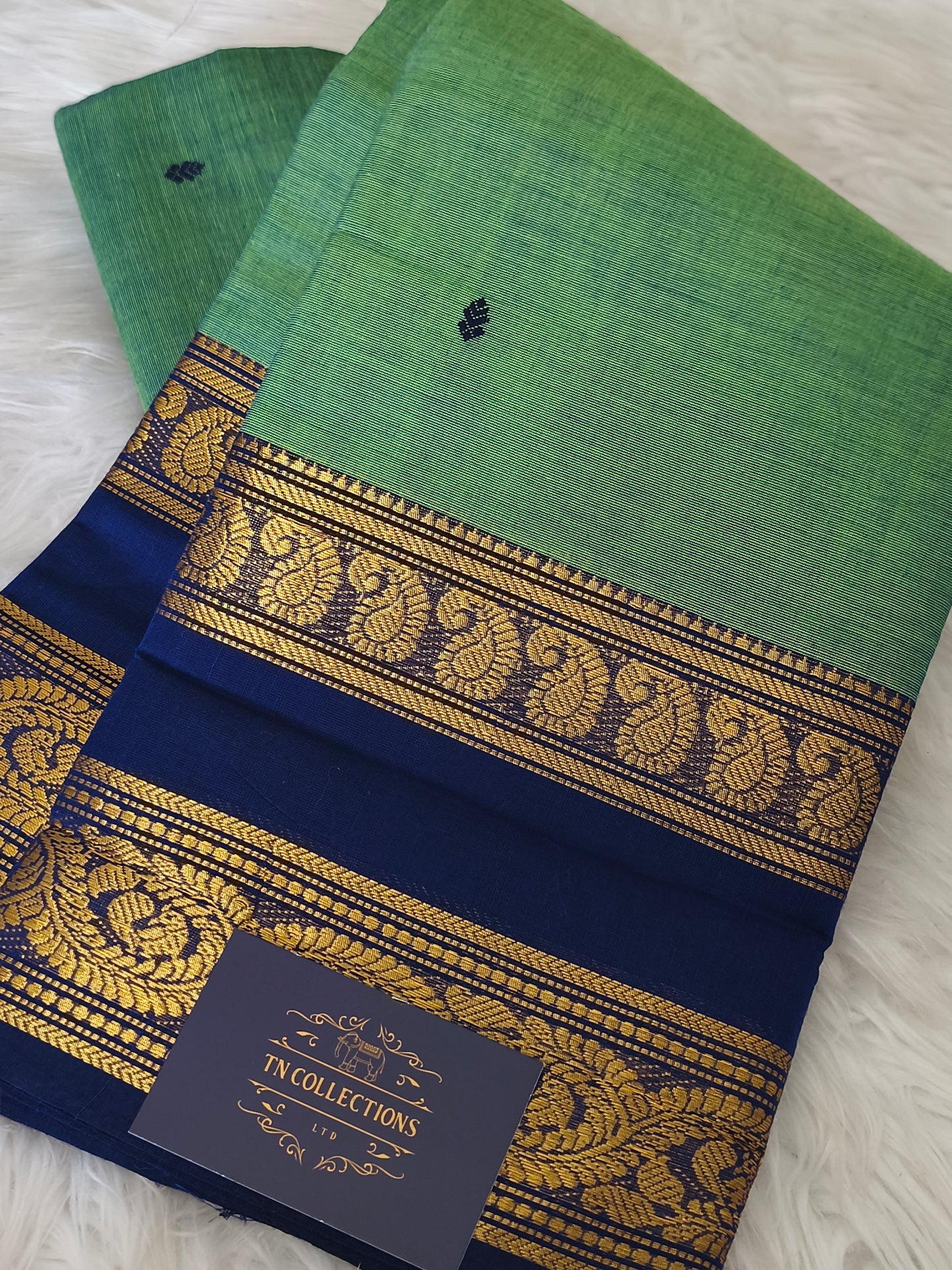 Pure handloom kanchi cotton saree