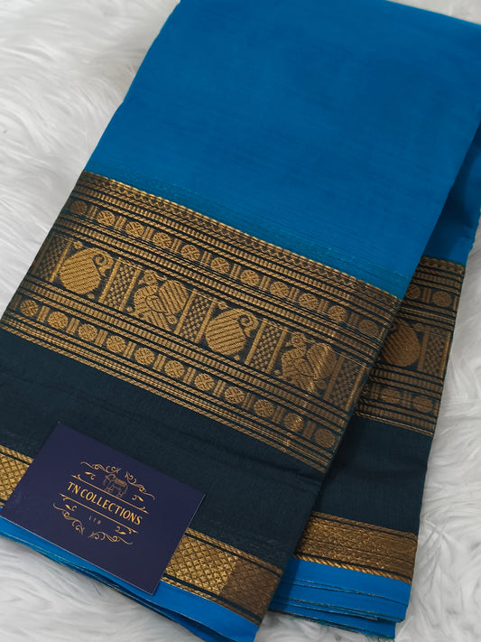 Pure handloom kanchi cotton saree