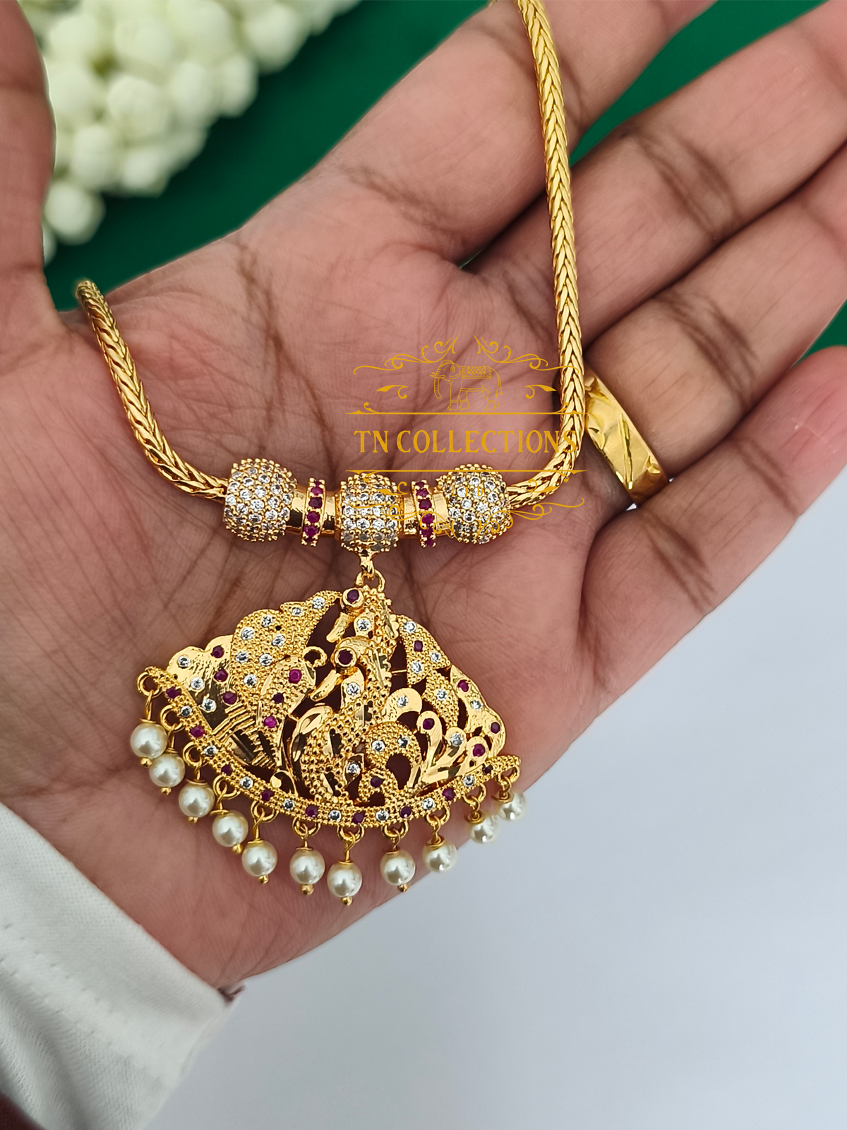 Micro Gold-Plated Traditional Attiyal