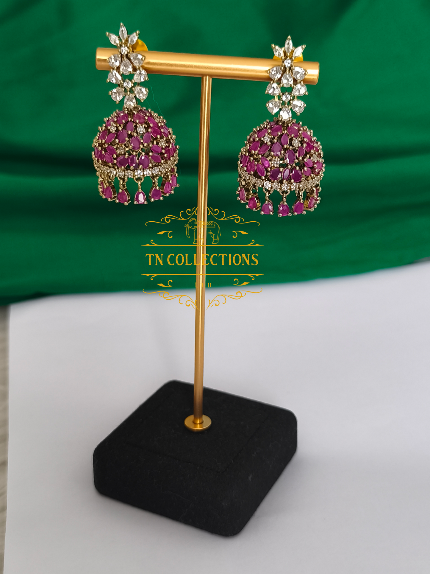 Antique Polish AD Jumka (Ruby & White )