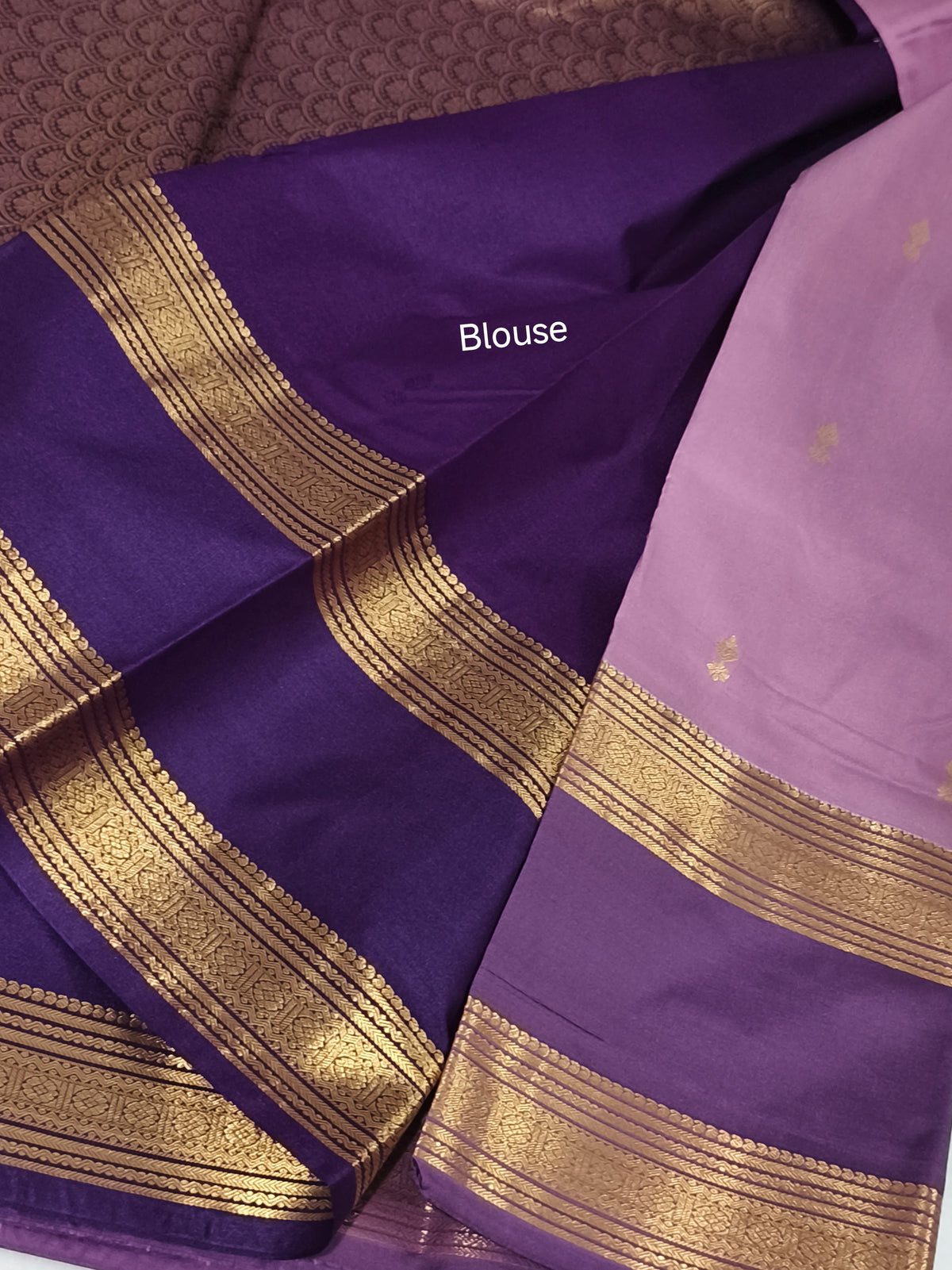 Trendy Semi Soft Silk Saree with contrast blouse and rich pallu