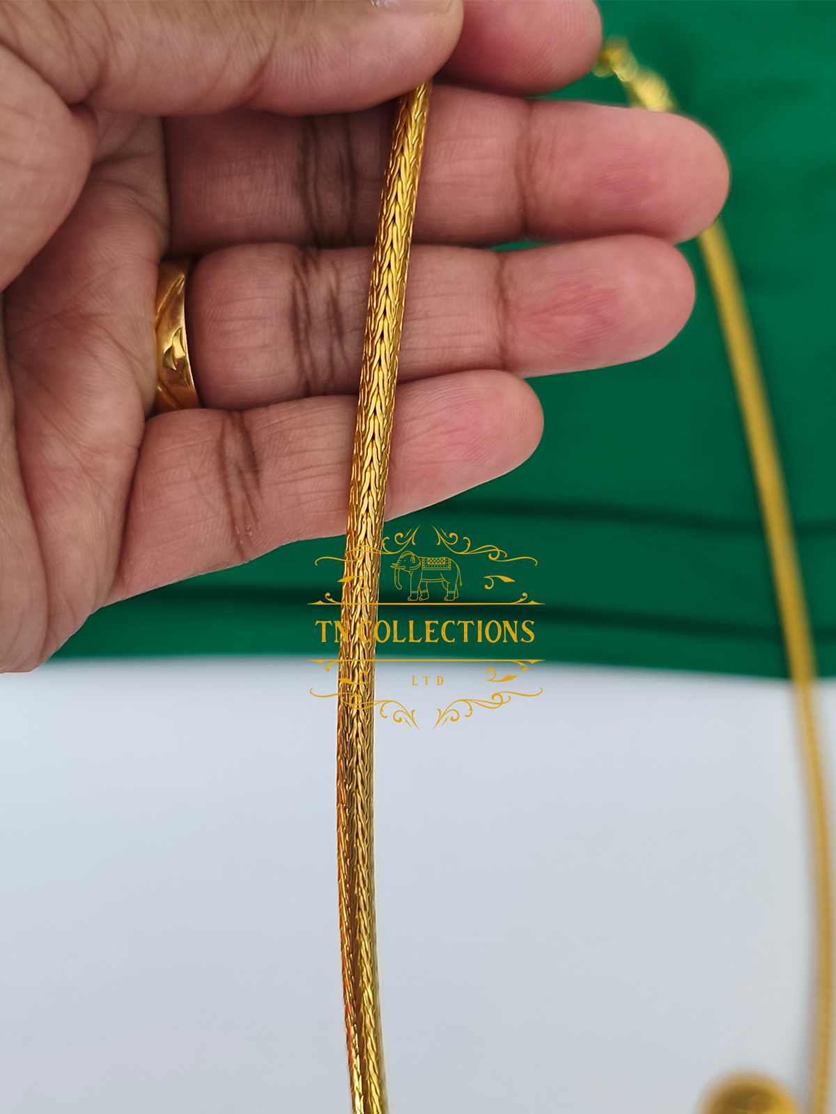 22ct Gold Plated Traditional Christian Thalikodi with Coins (Approx 7-9 Pawn thickness)