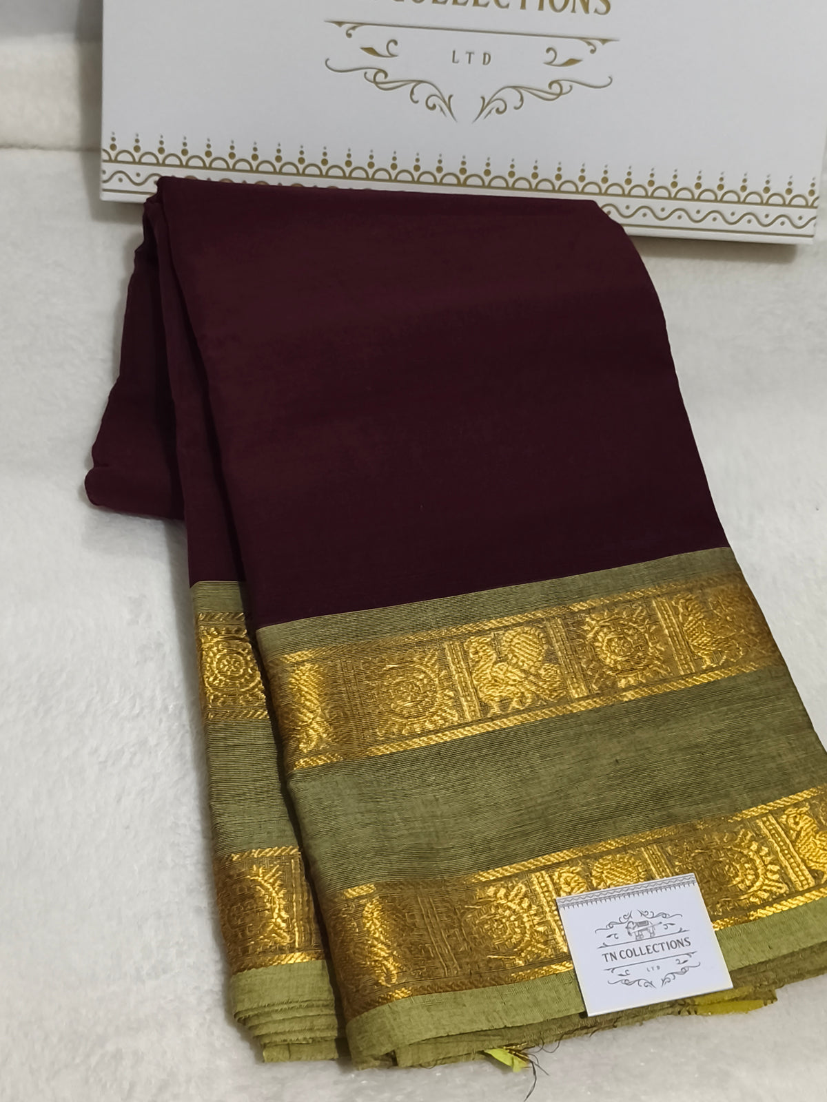 Pure handloom kanchi cotton saree