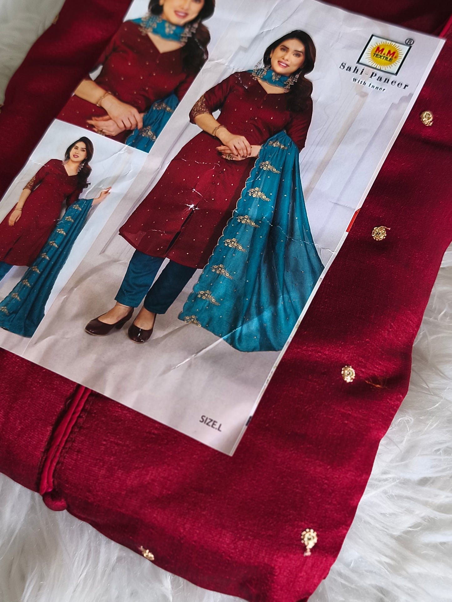 3pcs Readymade Shalwar (Size-L)