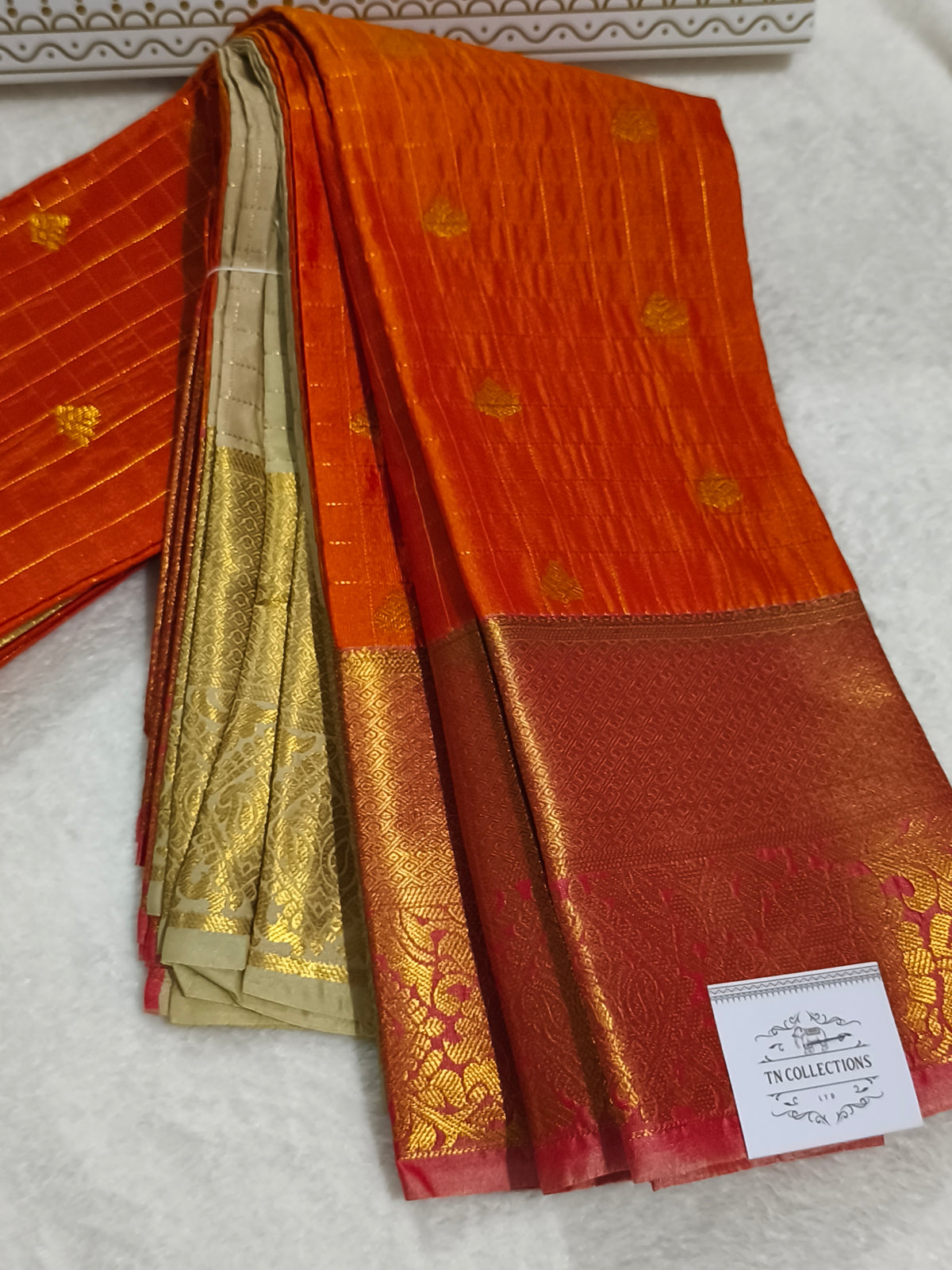 Premium kanchi Checked Semi Silk Saree