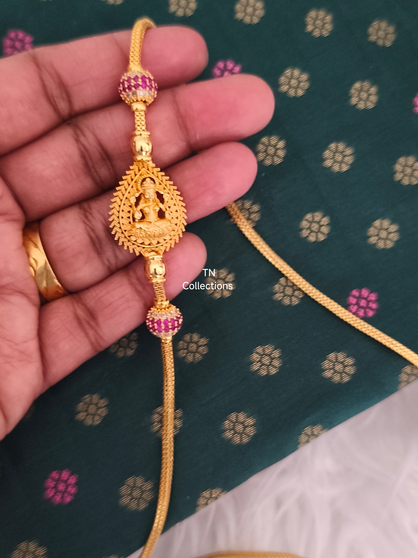 Micro gold plated Mugappu Chain
