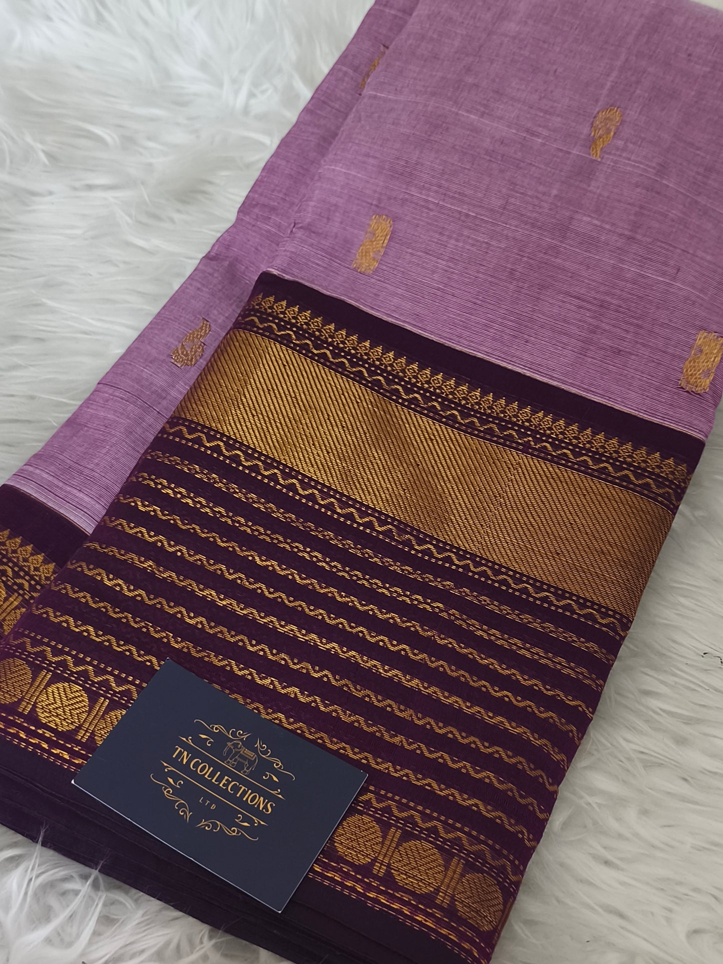 Grand Pure Kanchi Cotton Saree with Rich Pallu