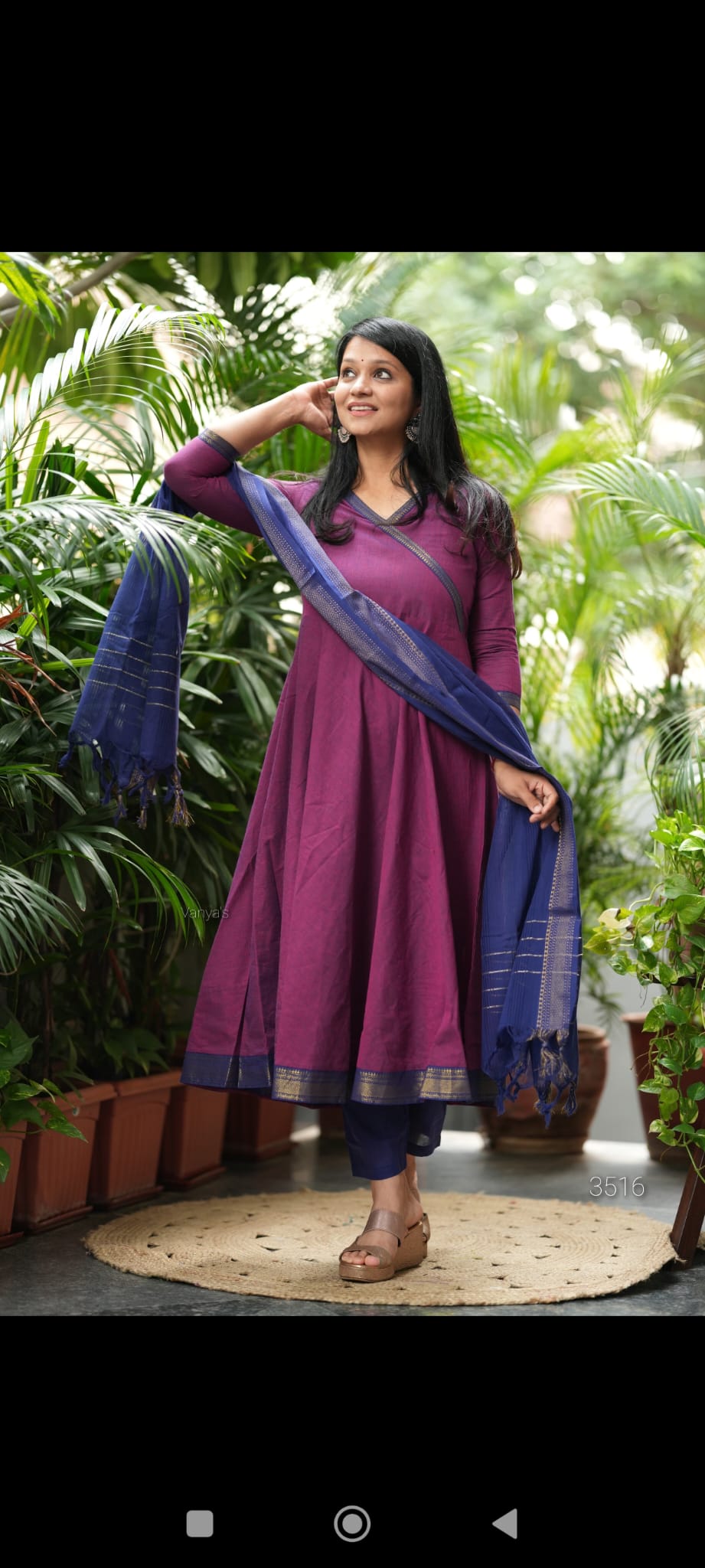 Anarkali type Kurthi (Size 42)