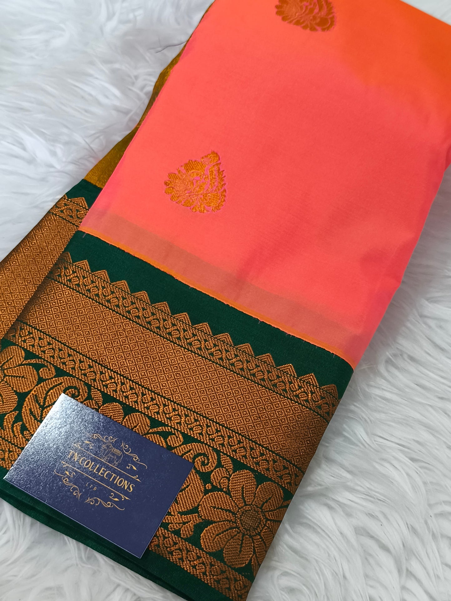Korvai Premium soft silk saree(Dual tone)