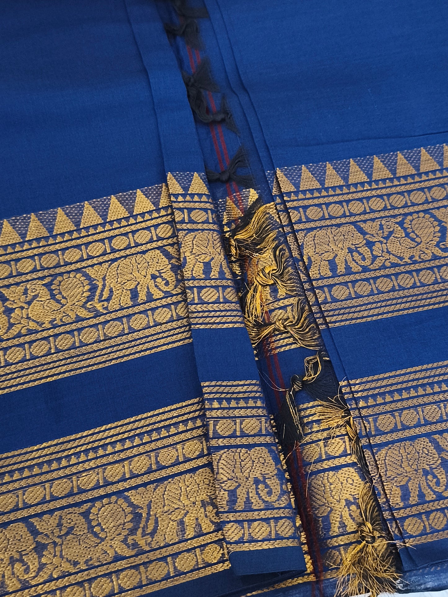 Pure handloom kanchi cotton saree