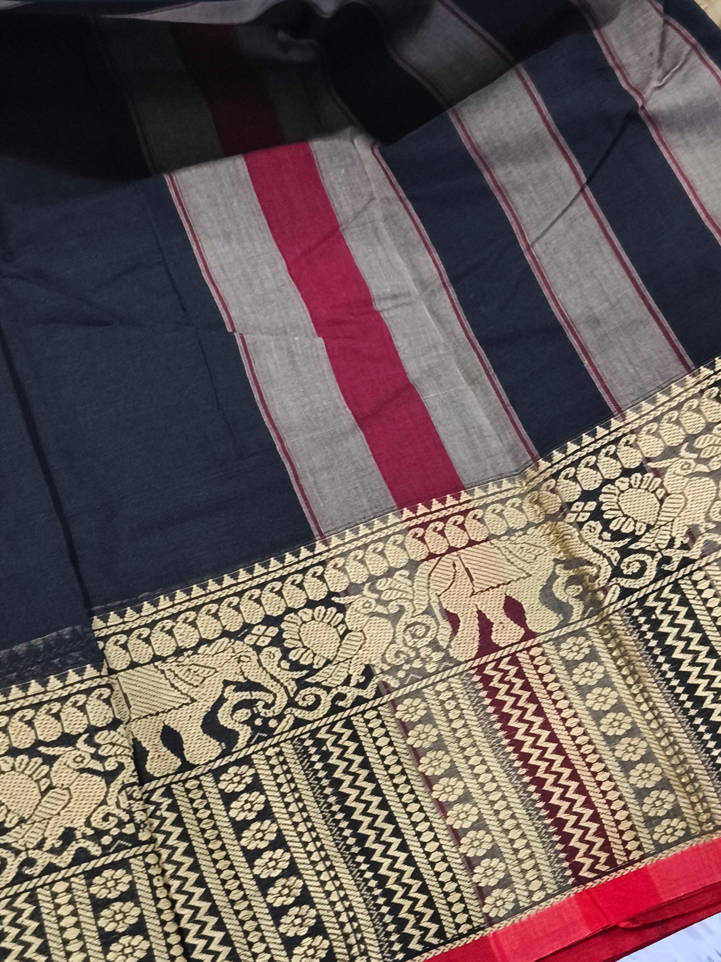 Pure Narayanped Mercerised Cotton Saree