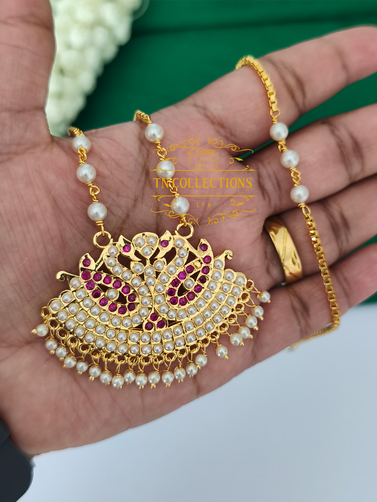 Micro Gold-Plated Traditional Pearl Pathakkam
