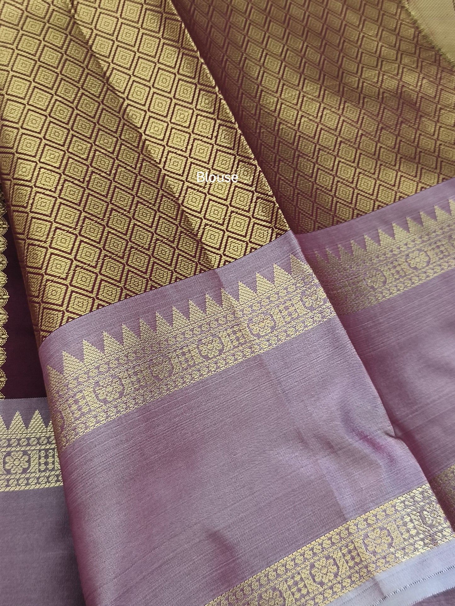 Semi Soft Silk Saree (Maroon)