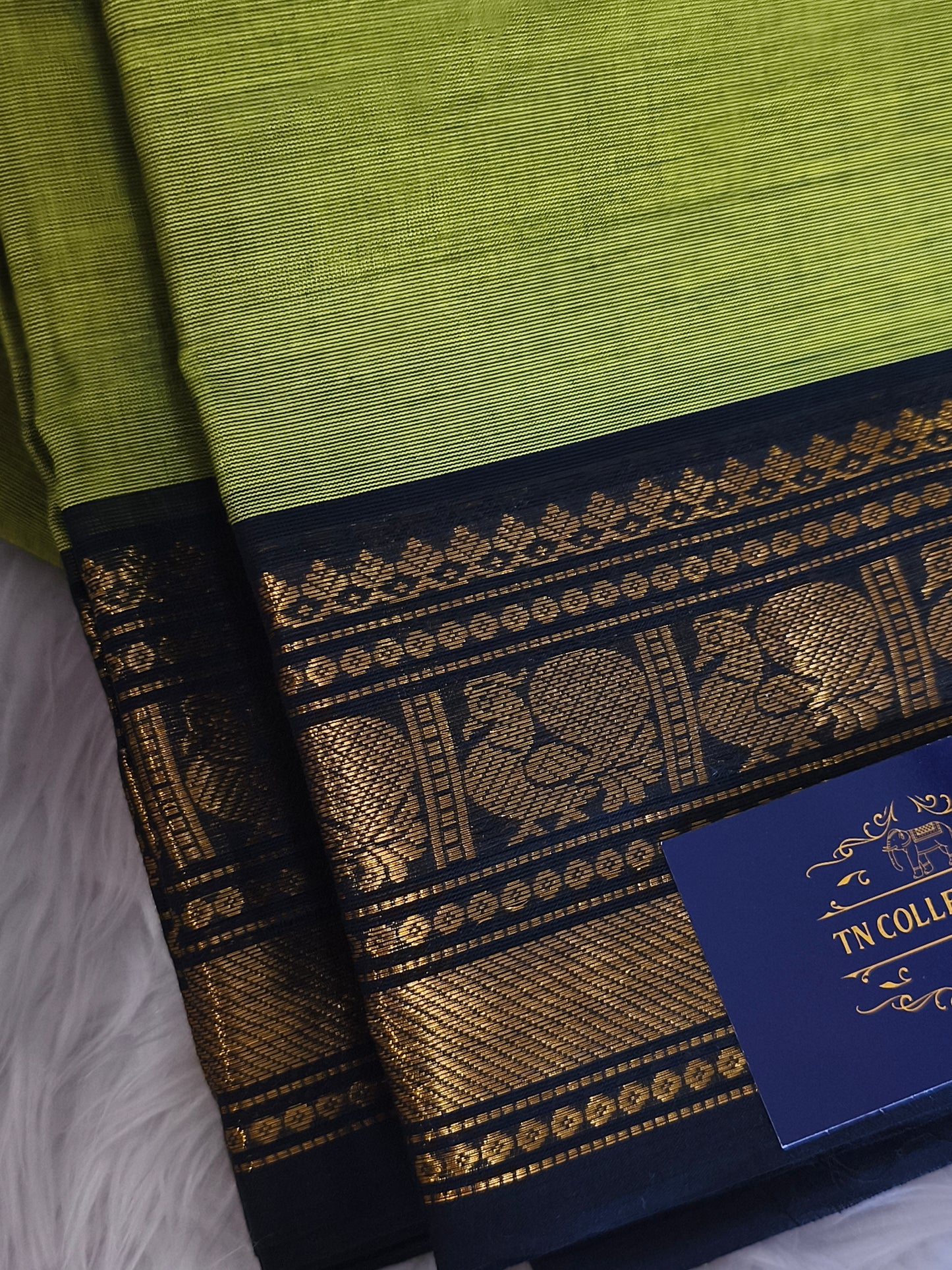 Pure Handloom kanchi cotton saree