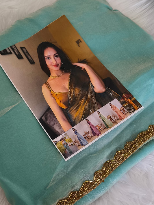 Soft Fendy Chiffon Party Saree light weight