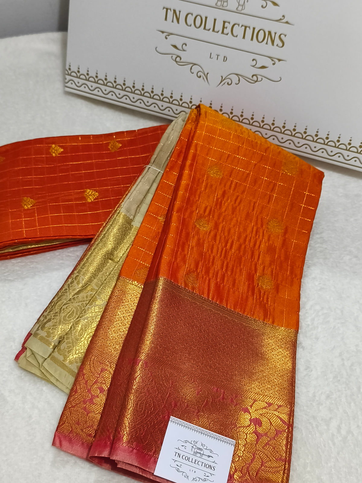 Premium kanchi Checked Semi Silk Saree