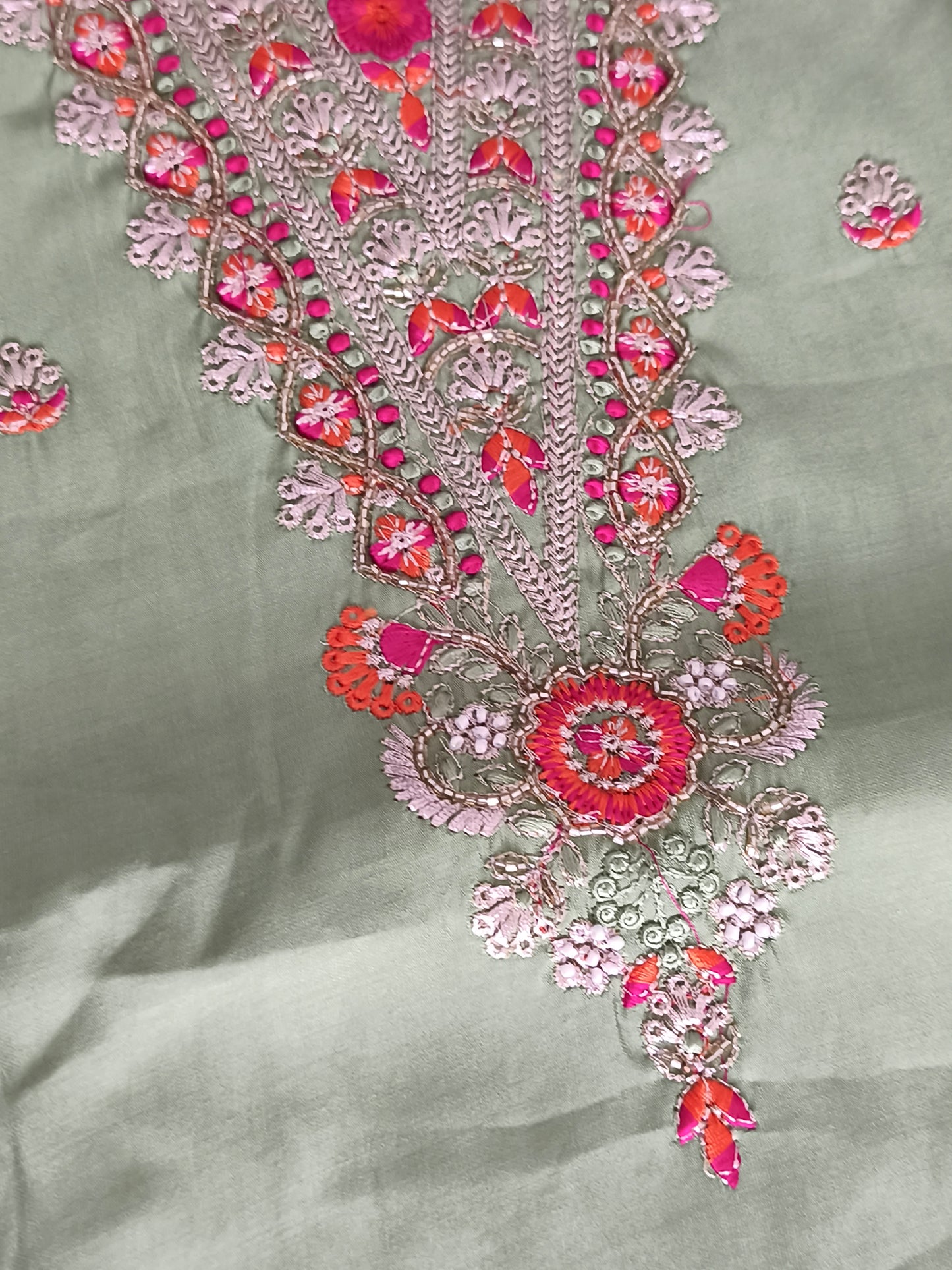 Pastel green Readymade Shalwar
